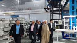 بازدید بازرس کل استان خراسان رضوی از شرکت پگاه شعله خراسان