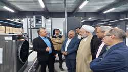 بازدید بازرس کل استان خراسان رضوی از کارخانه کلور مشهد